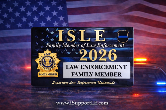 ISLE 2026 Law Enforcement Family Member Wallet with 2026 Card
