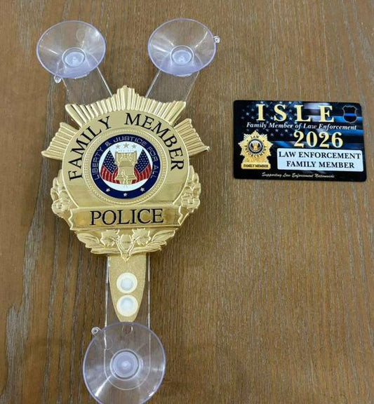 ISLE 2026 Law Enforcement Detective Style Family Member Shield