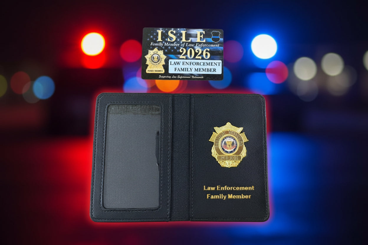 ISLE 2026 Law Enforcement Family Member Wallet with 2026 Card