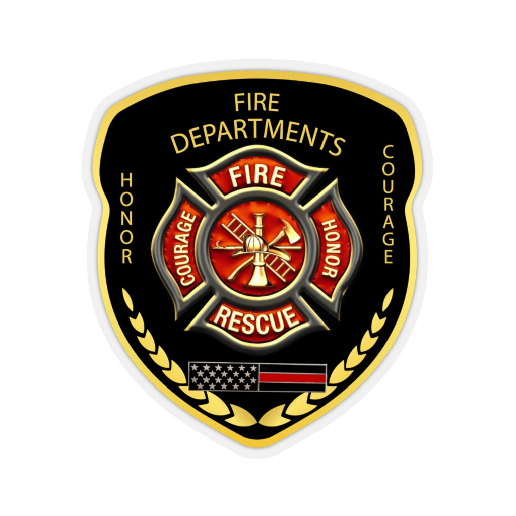 Fire Department Stickers | Kiss-Cut Stickers | iSupportLE