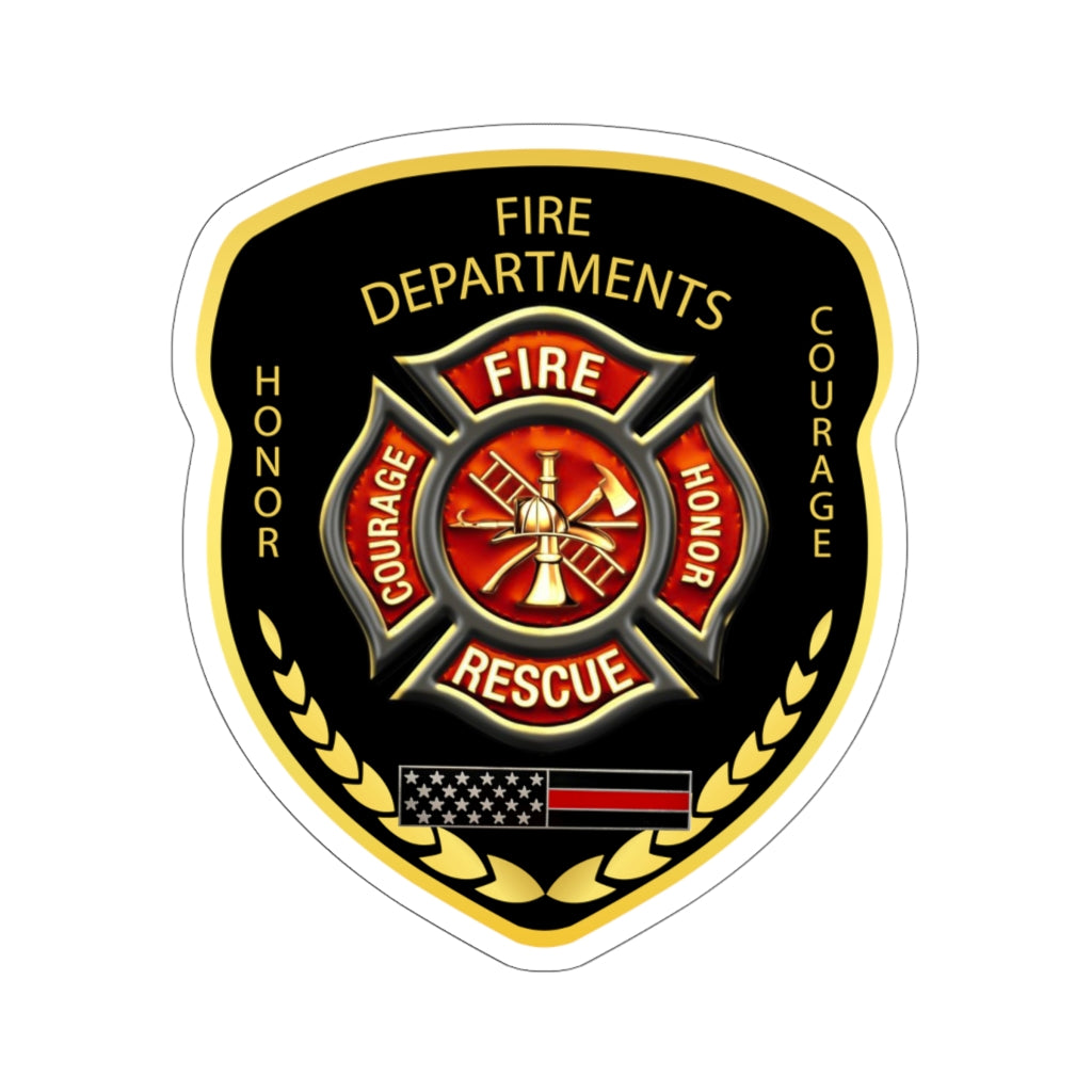 Fire Department Stickers | Kiss-Cut Stickers | iSupportLE