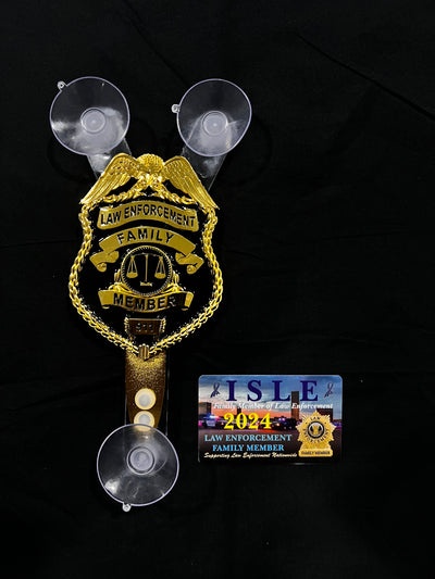 iSupportLE "Family Member" Windshield Badge Display