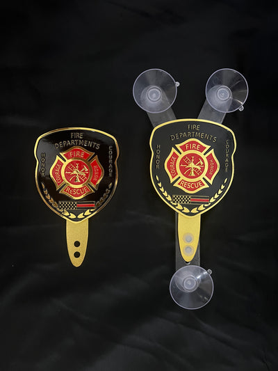 Fire Department Windshield Badge (Buy One Get One Free)