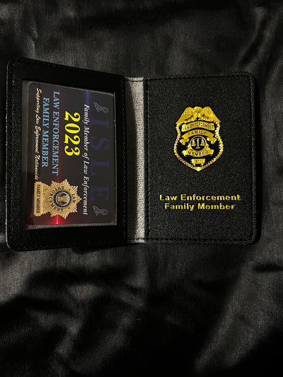 iSupportLE "Family Member" Wallet with Mini Badge