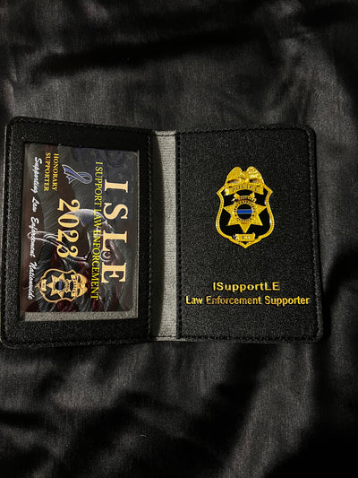 iSupportLE "Supporter" Wallet with Mini Badge