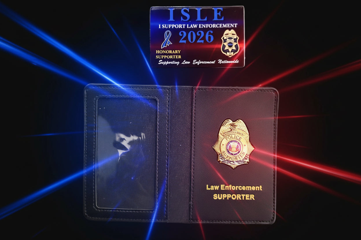ISLE 2026 Law Enforcement Supporter Wallet with ISLE 2026 Card