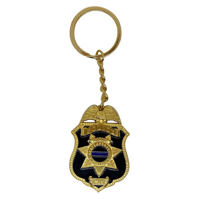 iSupportLE™️ Police Badge Logo Keychain/Keyring