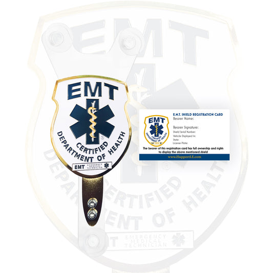 EMT Car Shields | EMT Badge for Car | iSupportLE