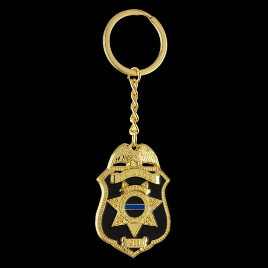 Police Badge Keychain | Police Logo Keychain | iSupportLE