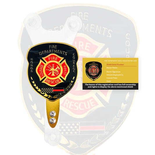 Fire Department Shield | Fire Department Badges | iSupportLE